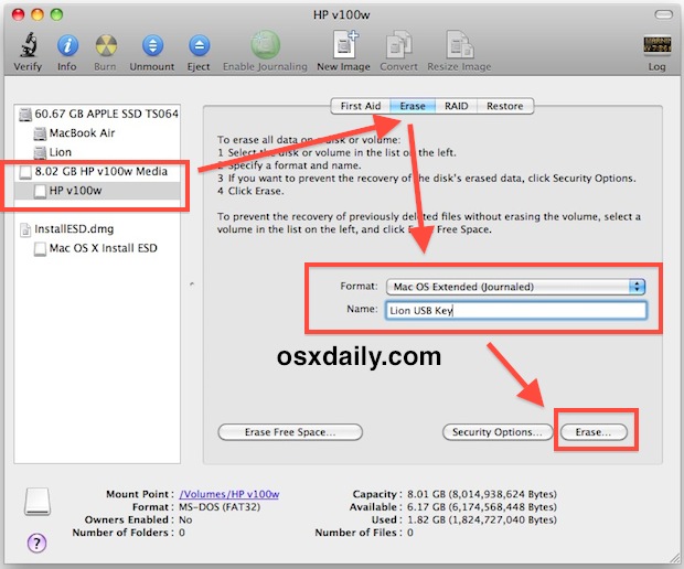 download osx for macbook air 2011 for reinstall